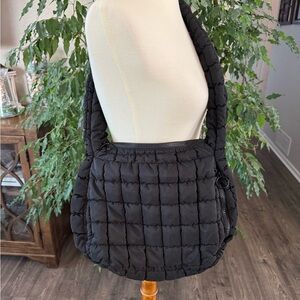 Black Quilted Women's Bag